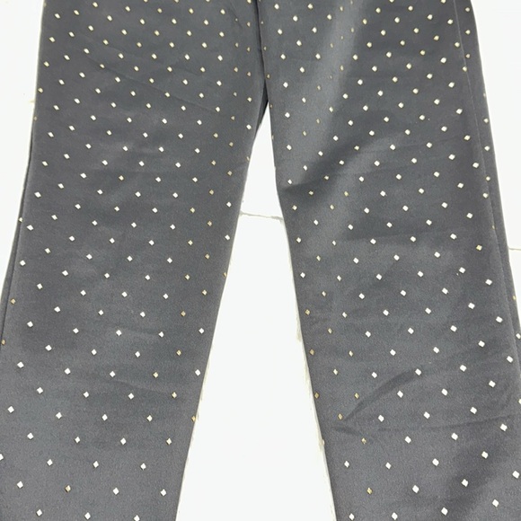 New Directions Black Leggings with Gold Dots size medium new with tags - Picture 5 of 5